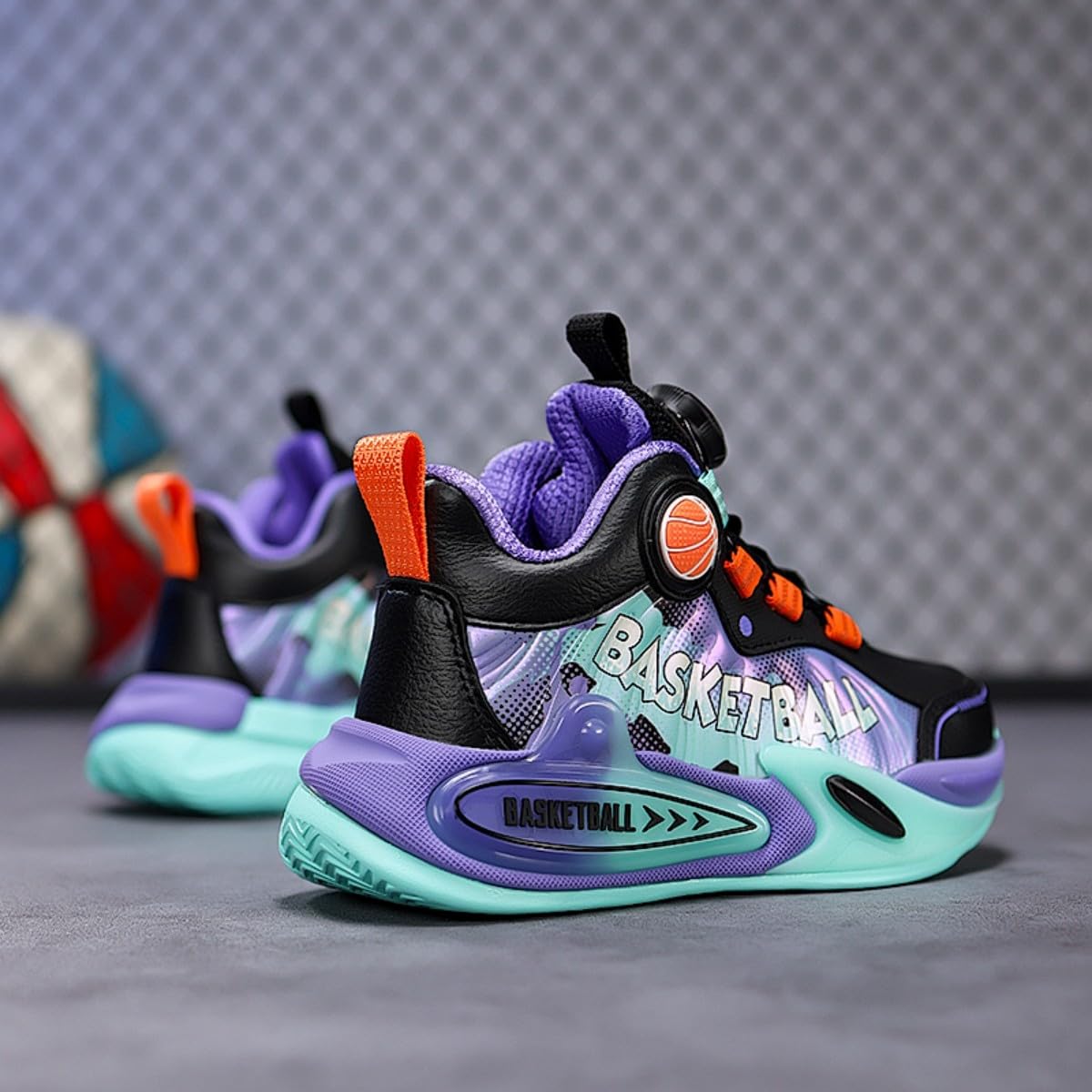 Chaussures de Basket pour Enfants Chaussures de Basket pour Filles Entraîneur de Basket Confortable Tennis Running Coach