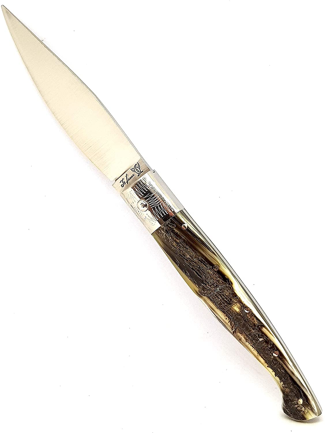 is lunas Coltello da Caccia SARDO PATTADA Tascabile Manico in Corno Sardegna Collezione