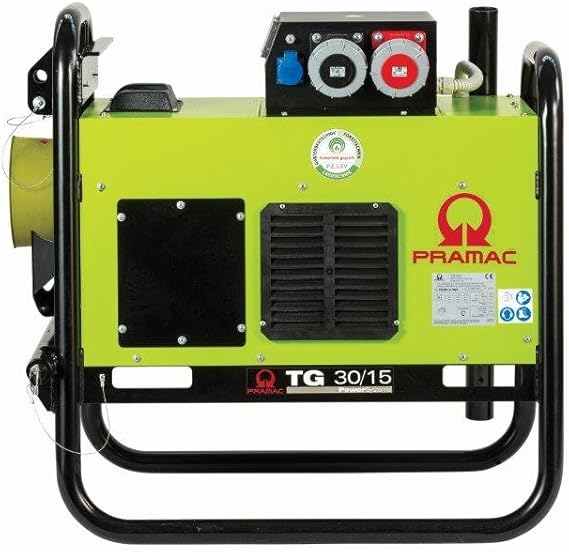 Pramac Stromerzeuger TG 30/15 AVR 1500 U/min TG 30 1500 U/min AVR 400 V (27,0 kVA) 230 V (10,8 kVA) KAT 1 Rahmen /// Service - Gutschein inclusiv : Amazon.de: Baumarkt