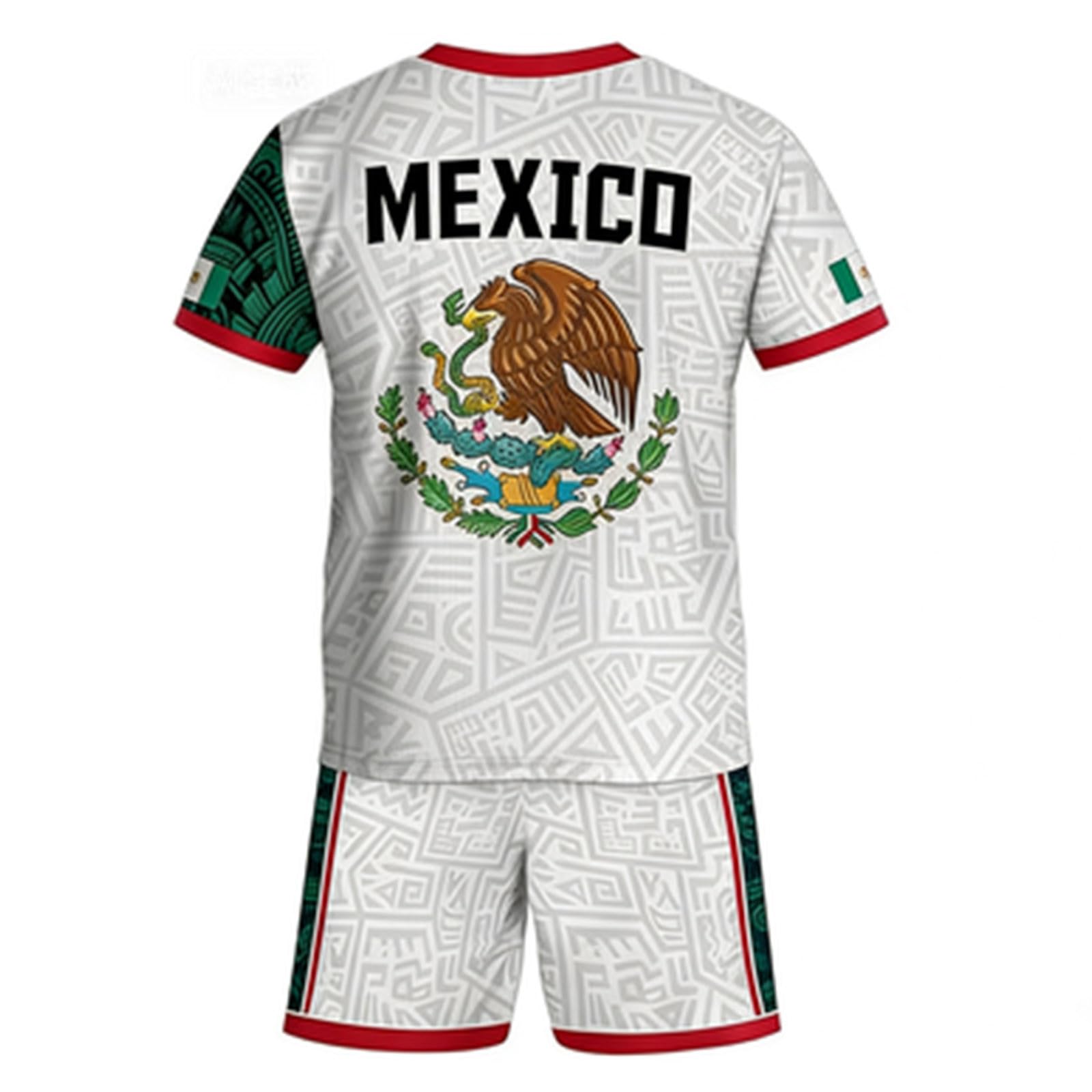 Fútbol México Traje para Niños y Adultos