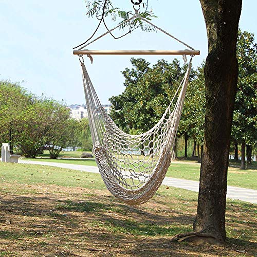 Chaise hamac en maille coton pour soulager le dos et se détendre