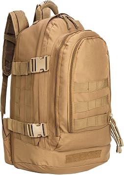 Greencity Laptop Backpacks Tactical 3 Day Expandable Bug Out Bag Classic Case Travel Hiking,Coyote