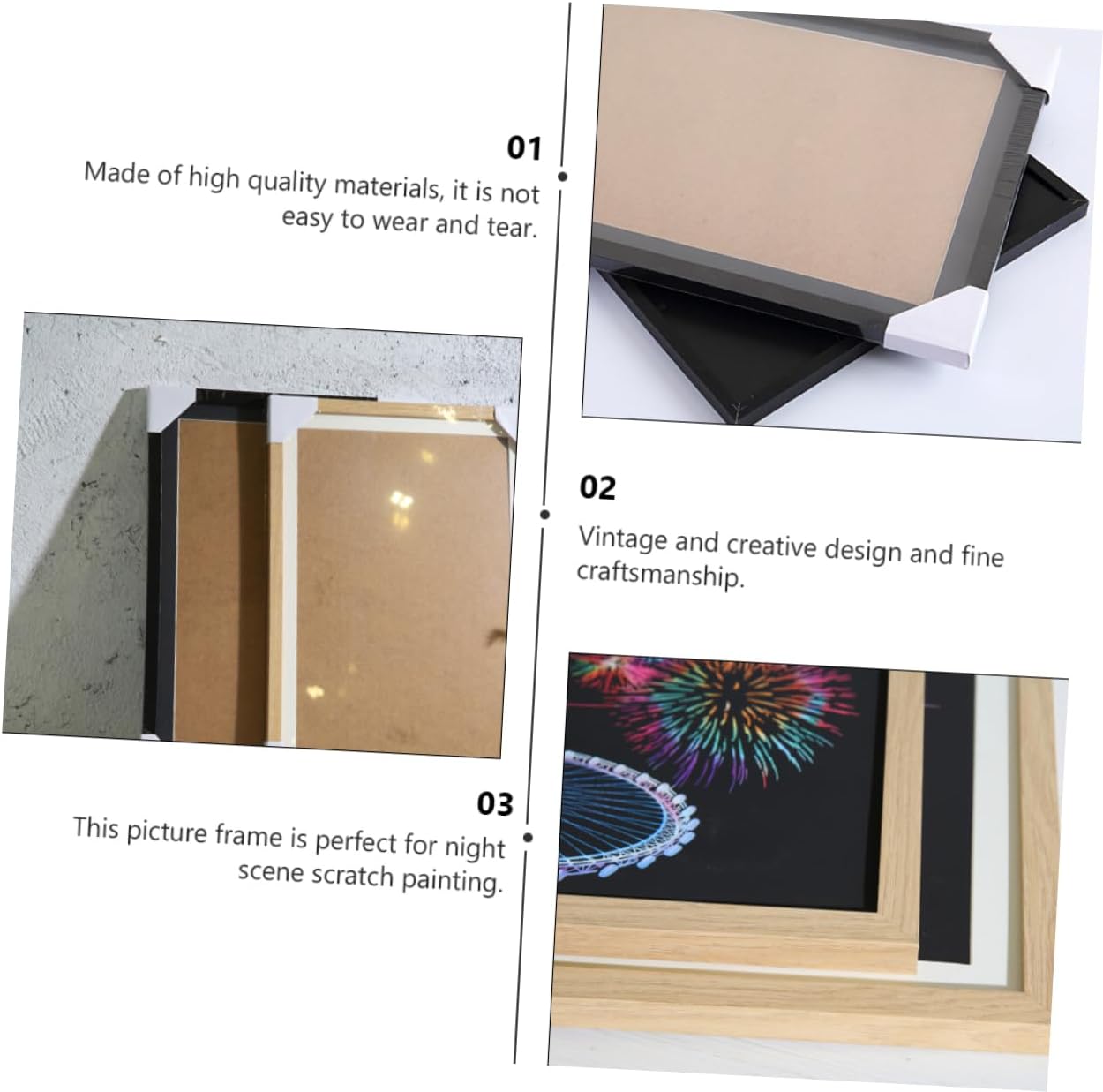 1pc Simple Decorative Photo Frame for Wall Desk Elegant Design for Living Room and Bedroom for Displaying Cherished Memories