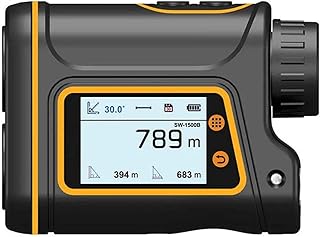Golf rangefinder Distance Meter 800M Rangefinder Telescope For Hunting Golf Meter Distance Speed Angle Measure Waterproof golf rangefinder (Color : Black, Size : One size) (Black One Size) (Black One