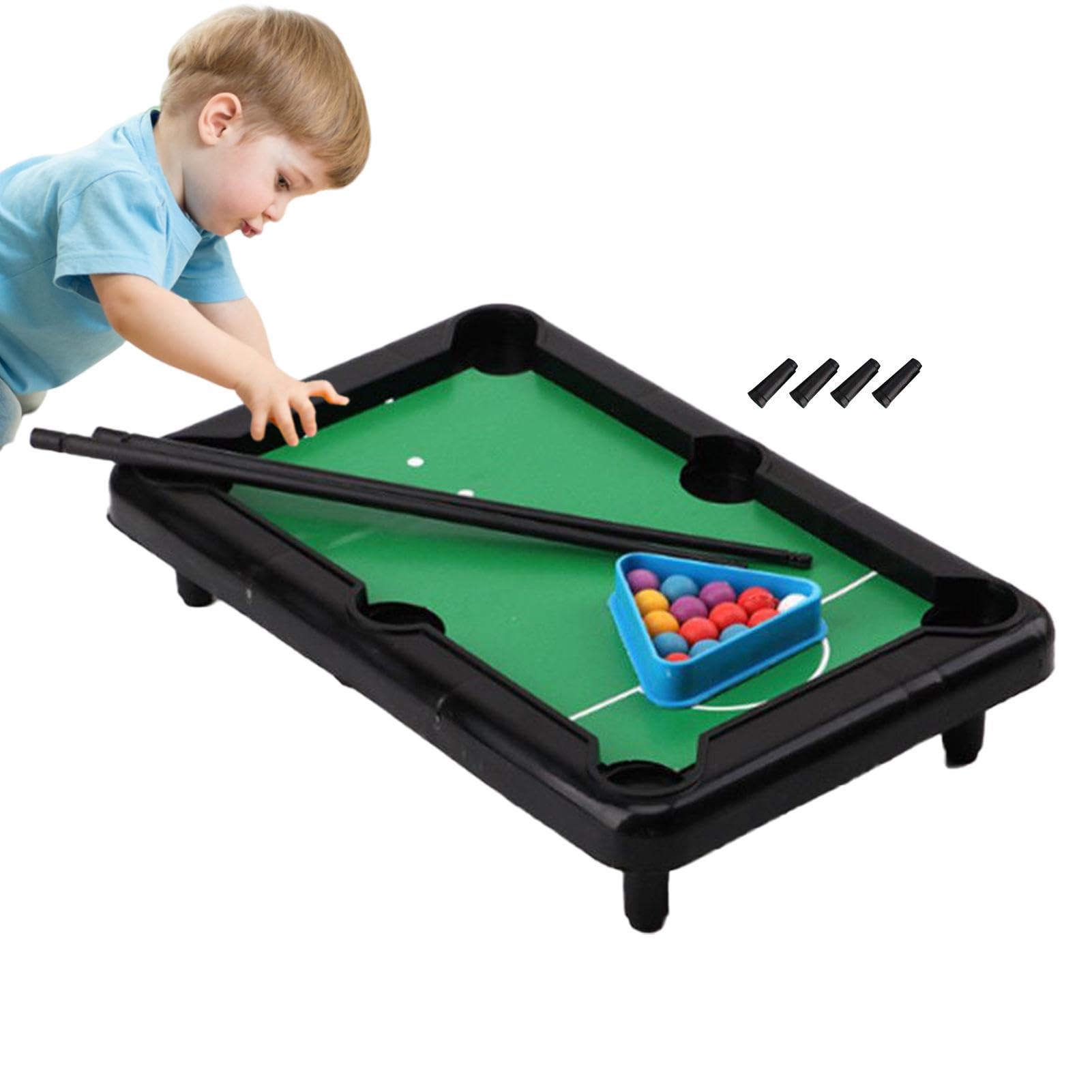 Table de Billard de Table, Table de Billard - Ensemble de Jouets de Table de Billard,Table de Billard de Table, Jeux de société familiaux Miniatures Amusants pour Adultes, Chats,