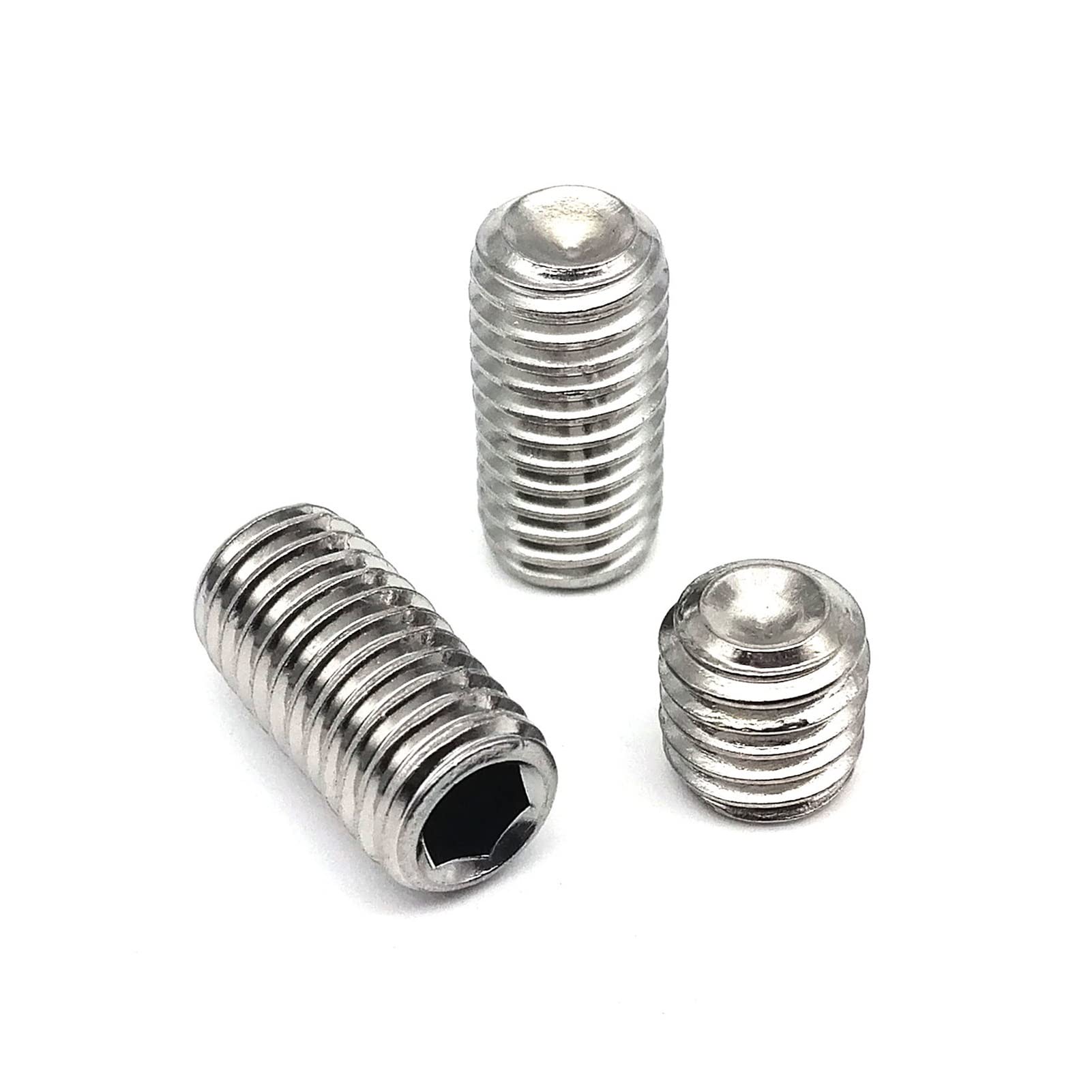 500/1500X M2 M2.5 M3 M4 M5 M6 M8 304 Edelstahl Schwarz Innensechskant Innensechskant Innensechskant Cup Point Madenschraube Stellschraube Kit Box (Size : Black Steel 1500pcs)