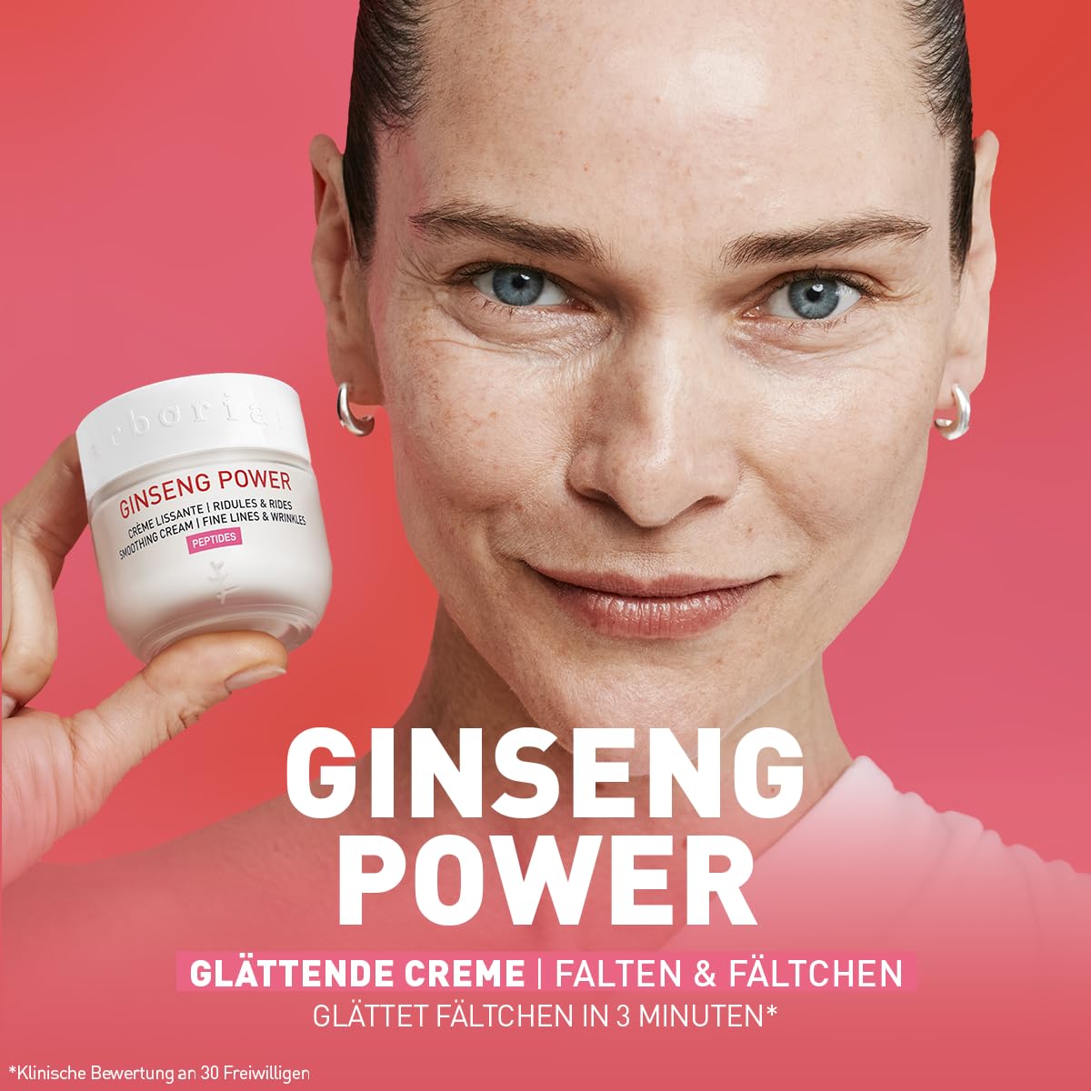 Erborian - Ginseng Power - Glättende Anti-Aging-Creme - Reduziert Falten & feine Linien - Glättende Gesichtspflege mit Weißem Ginseng - Koreanische Kosmetik