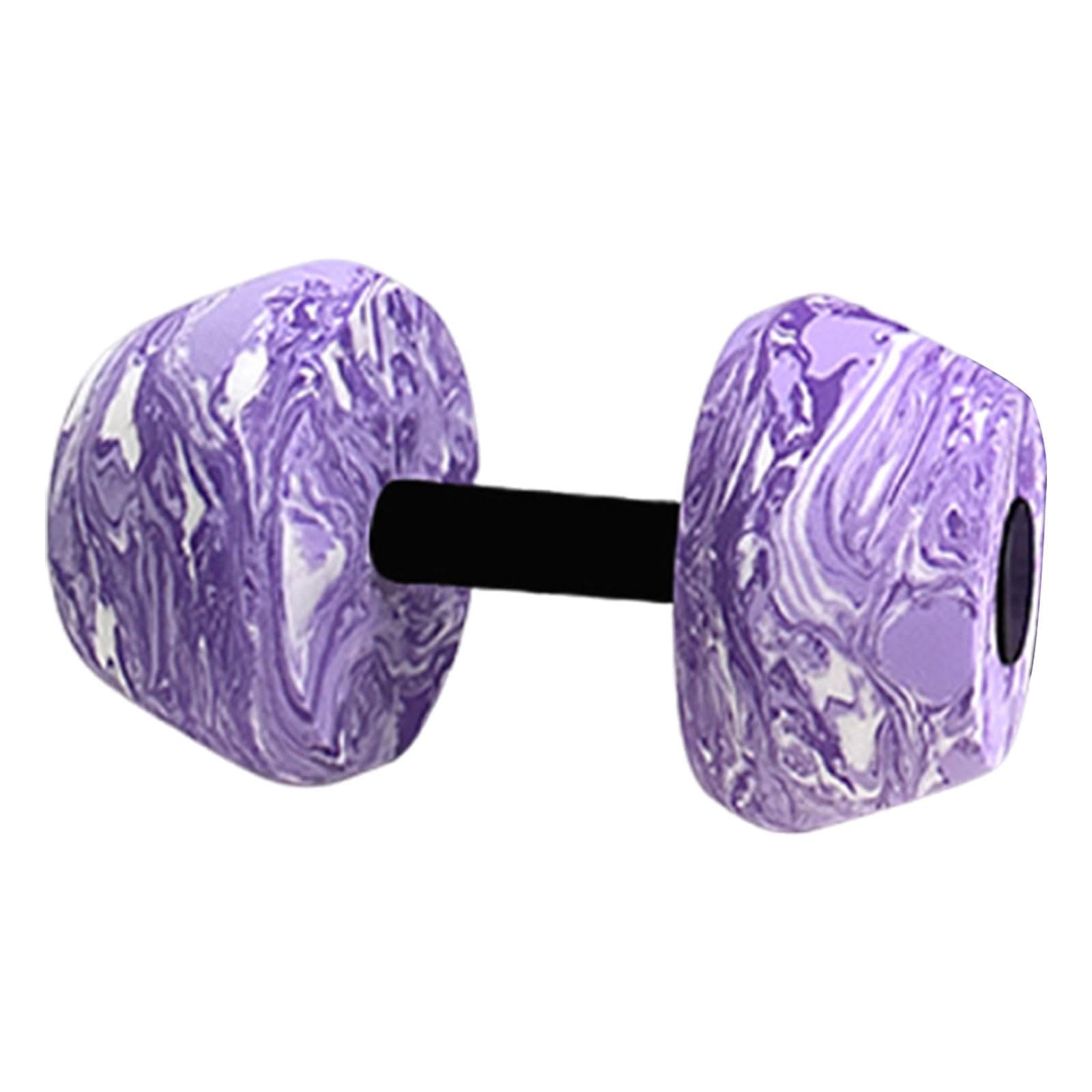 CALANDIS Aquatic Exercise Dumbbell Men Women Professional Portable EVA Water Dumbbell Purple White | Aquatic Fitness Equipment | Fitness Equipment & Gear | Fitness Running & Yoga | Sporting Goods-image-15