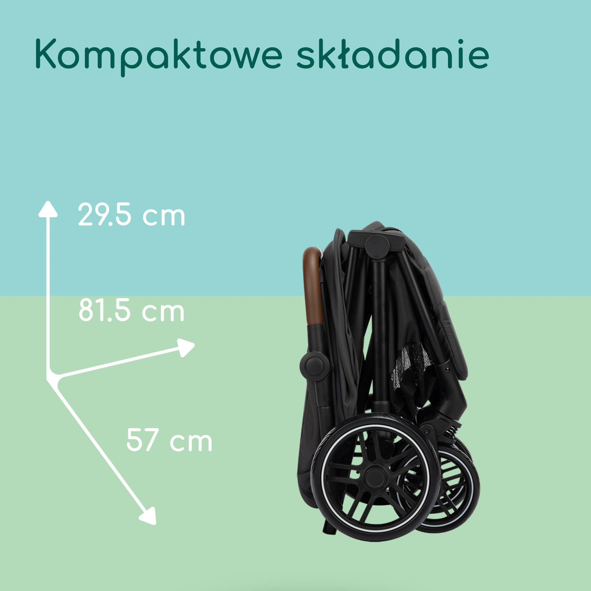 Bebeconfort Indra, Wózek Spacerowy, 0-4 lat (22 kg), Automatyczny Składany Wózek, Zawieszenie, Odchylany na Płasko, Osłona Przeciwdeszczowa, Kompatybilny z Fotelikiem Samochodowym, Mineral Graphite