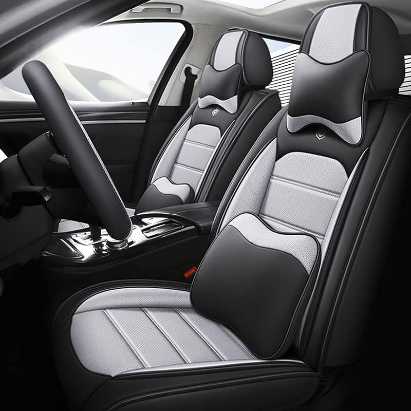 Miniatura 2 de JOJ Fundas de asiento de automóvil para Volvo XC40 2019-2023, 2 fundas de asiento de automóvil, antideslizantes, impermeables, transpirables, de