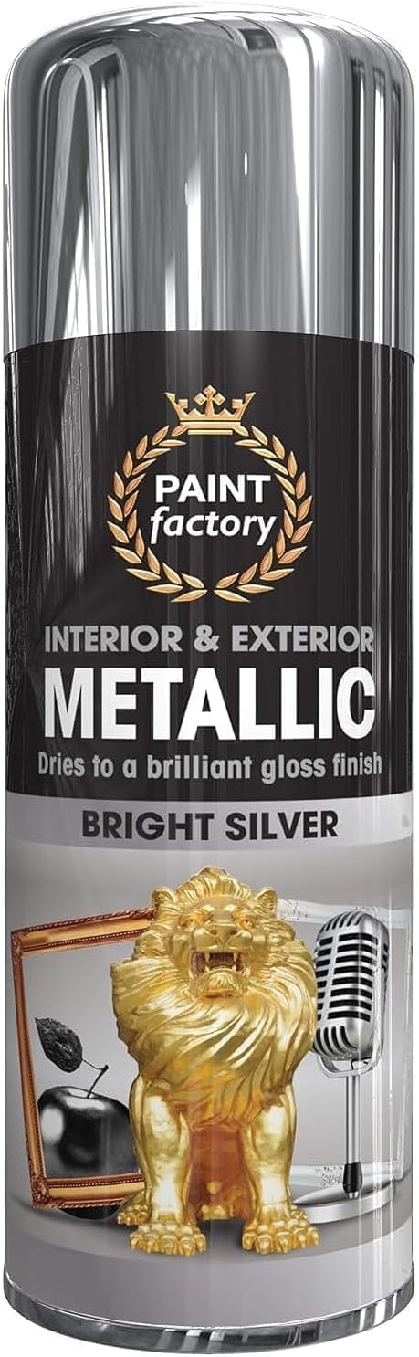 Paint Factory All Purpose Silver Metallic, 400 ml