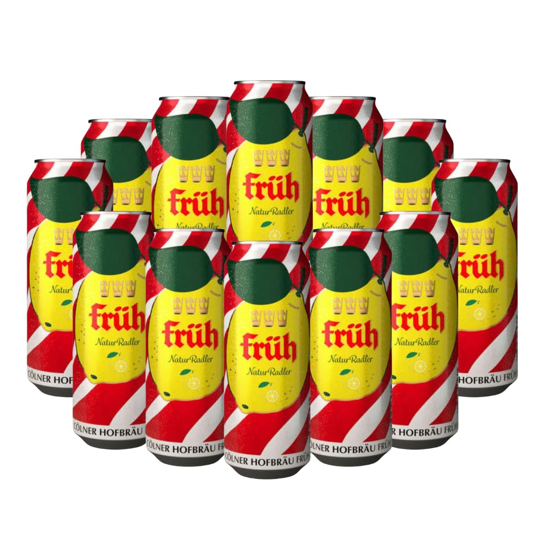 Radler' German Low Alcohol Beer 500ml Cans (12 Pack) - 2.5% ABV