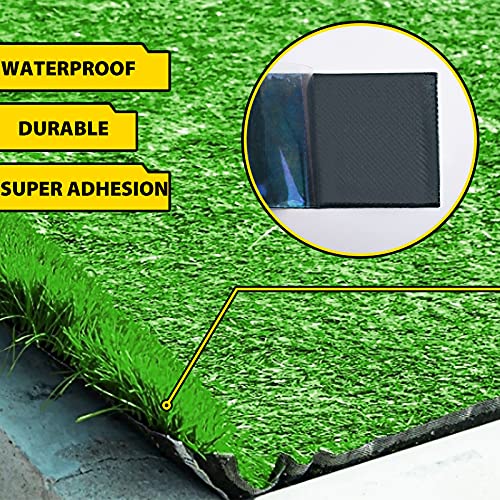 Artificial Grass Tape Self Adhesive Double Sided, 2 Inch Width x 196 Inch Long Synthetic Turf Seaming Tape Jointing Fixing Green Lawn Mat Rug, Connecting Fake Grass Carpet