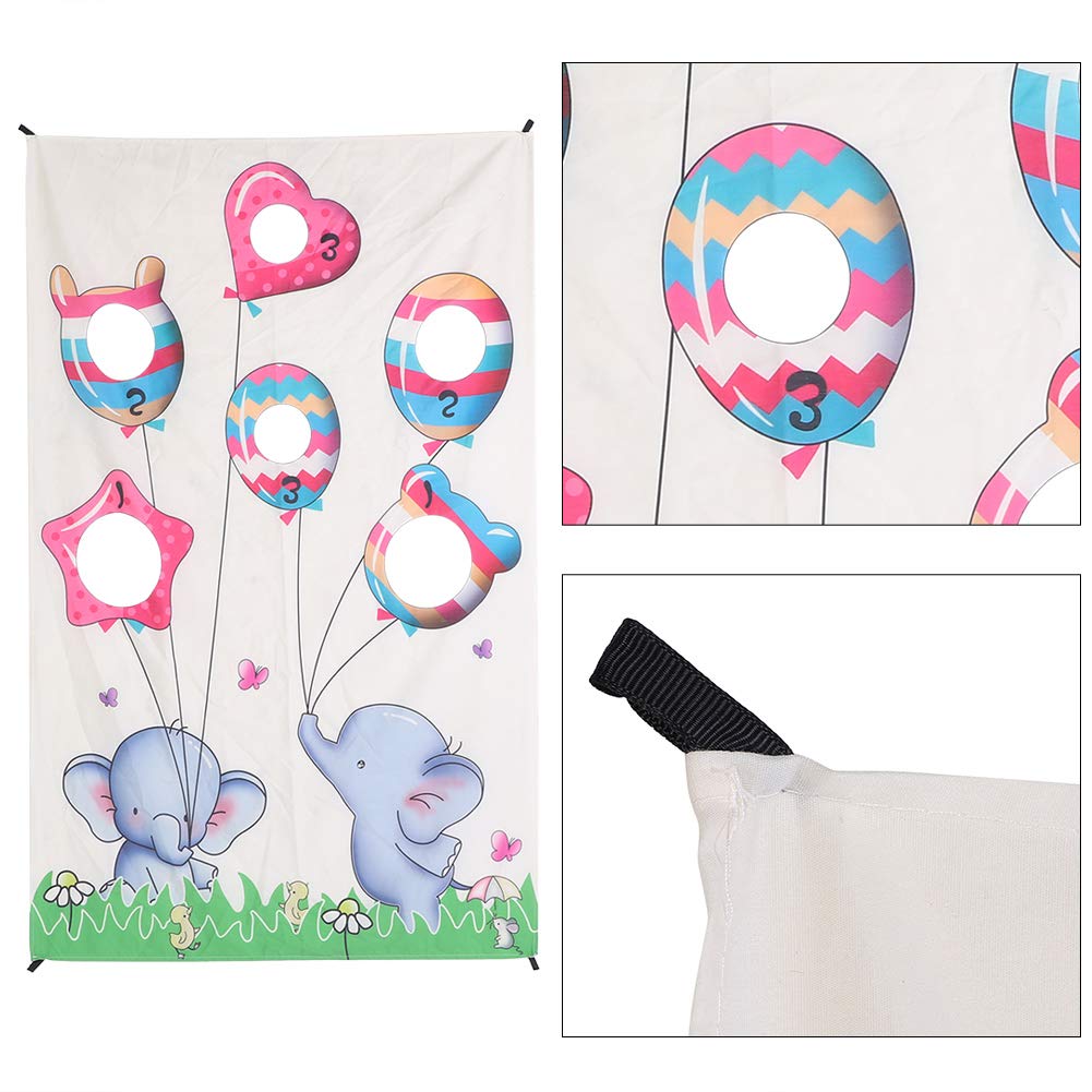 Set di giochi da lancio per interni Tenda per porte con sacchi di sabbia per bambini Gioco per feste per adulti in famiglia