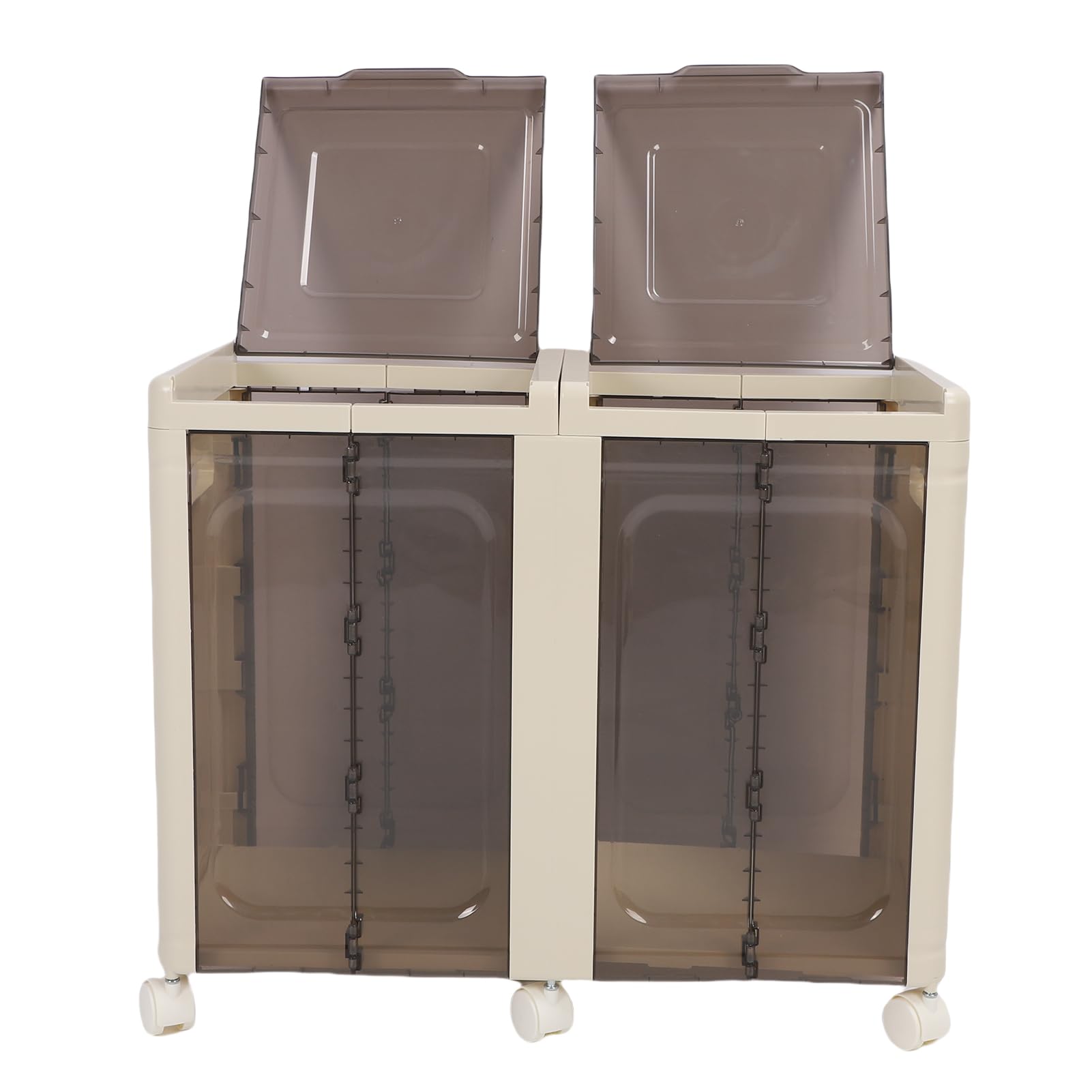 Yosoo Health Gear Pojemnik do Przechowywania z Kółkami, Składany, (2 Pcs)