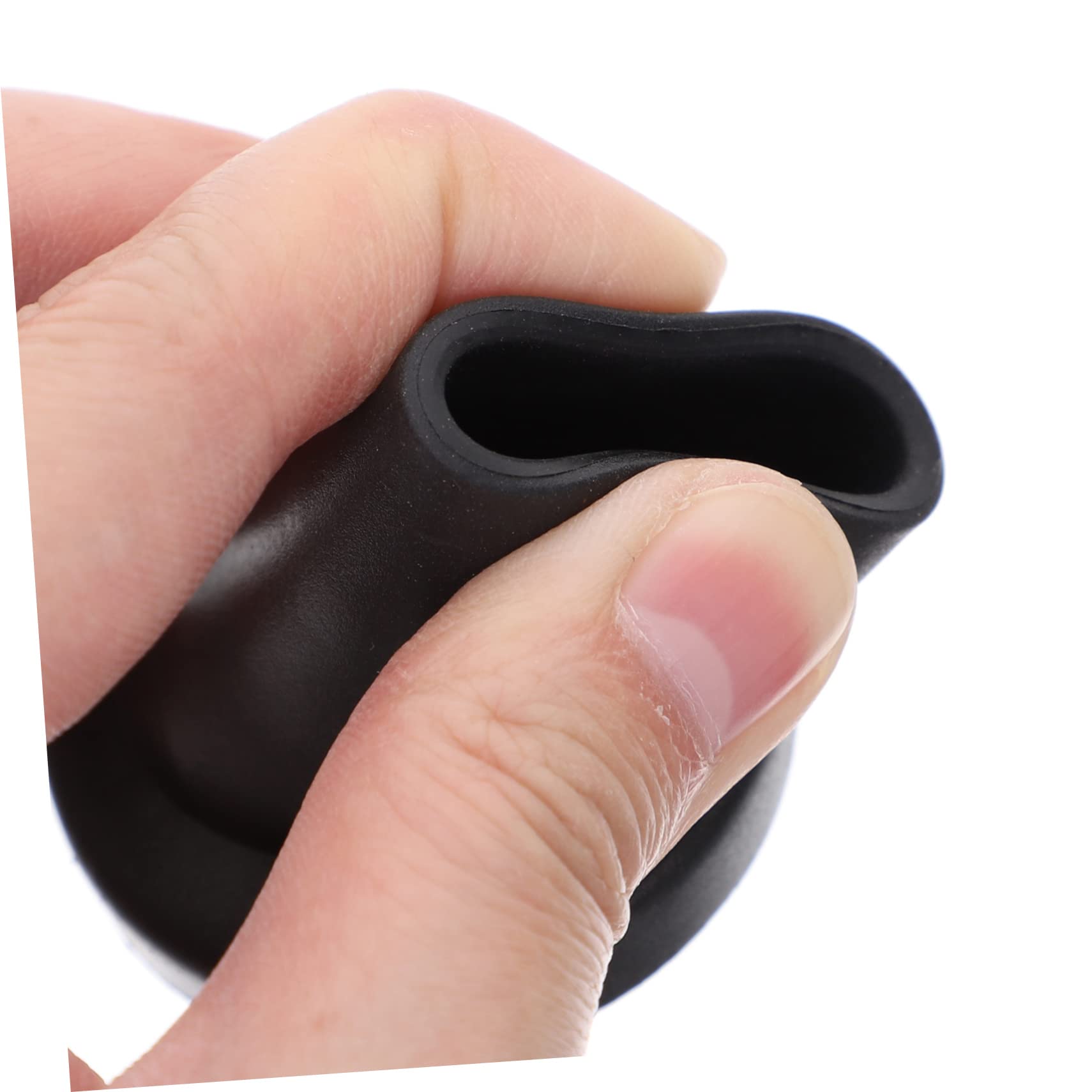 Stuhlbeinschoner 20 Stück mit Geneigtem Design aus Schwarzem PVC