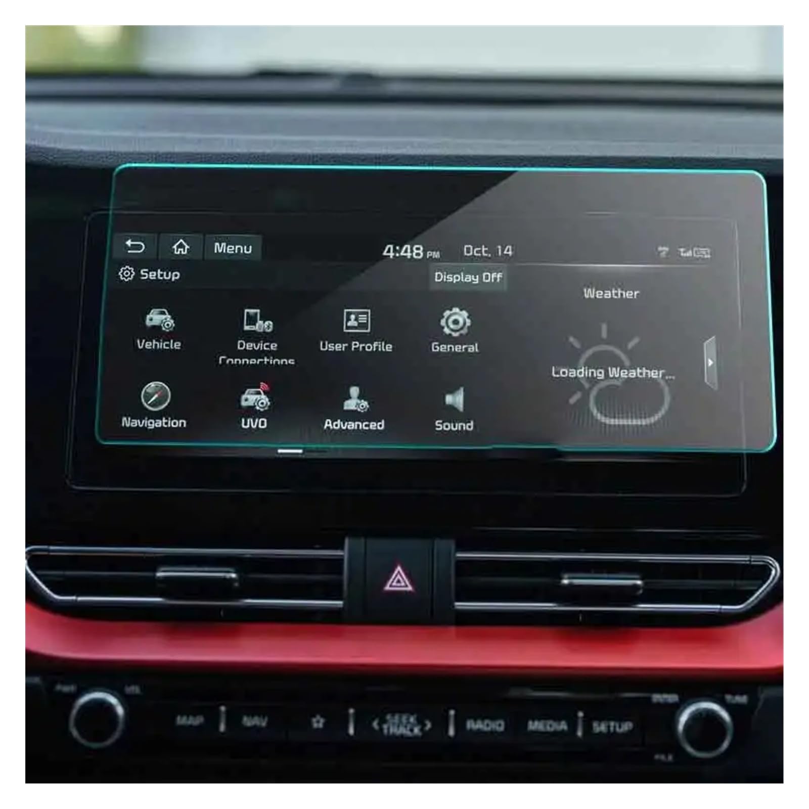Rayures Écran Kia Niro 2021 Solution Verre Trempé Protection Navigation Auto - 3