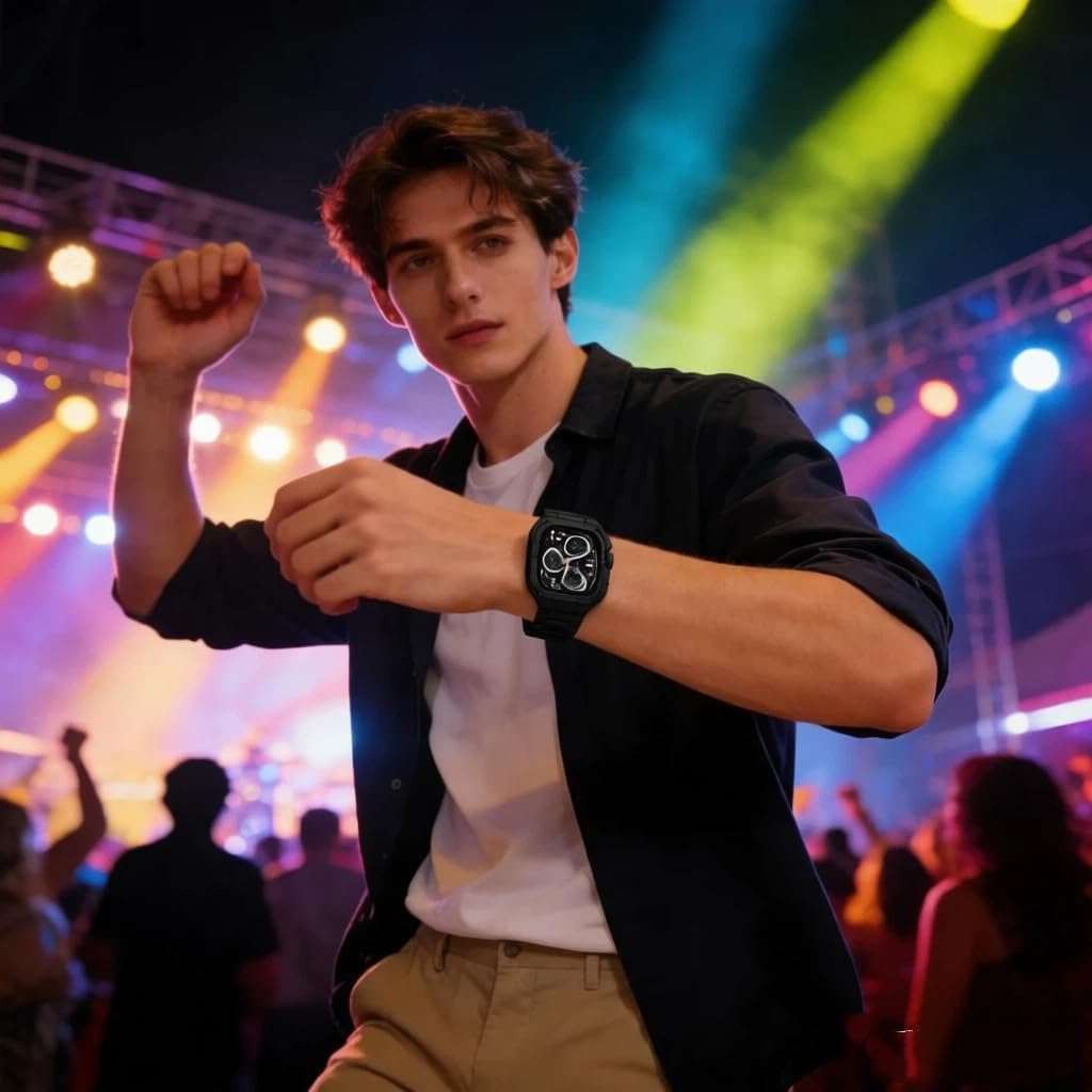 Classic Stainless Steel Case with Band Compatiable for 49mm Apple Watch Ultra 3/2/1 Bands for Men,Business Metal Apple Watch Bumper Case Cover with Strap for iWatch Bands,Black - Image 8