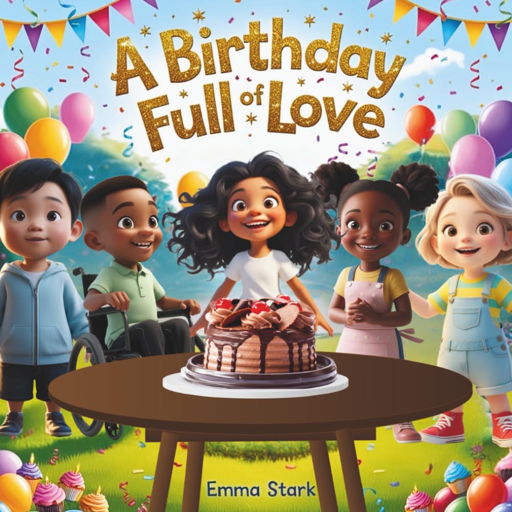 A BIRTHDAY FULL OF LOVE - Story for kids : inclusivity, friendship, diversity, kindness, family and LGBTQ+ rights highlighted
