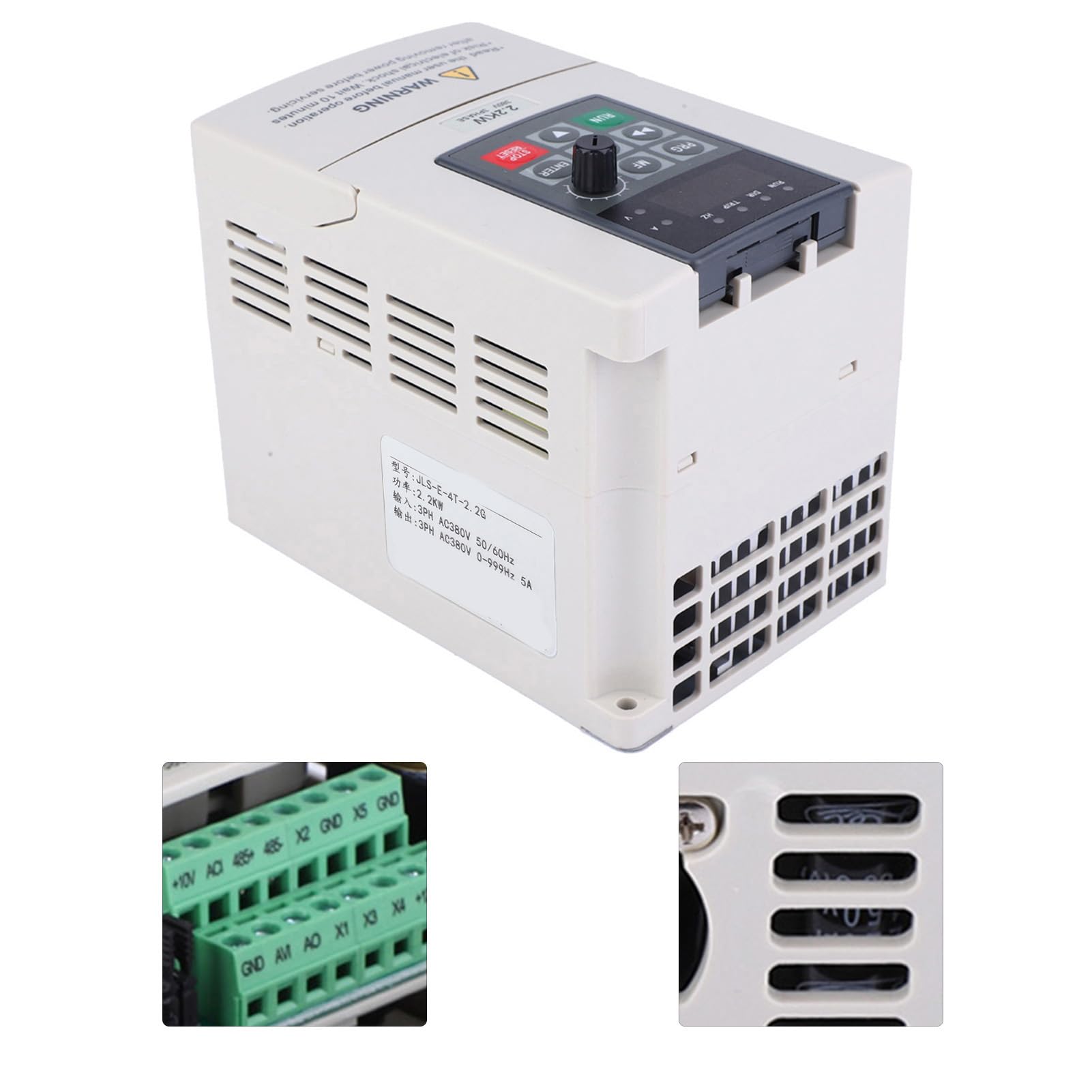 5.5kw 380V variabele frequentie-aandrijving, 3-fase ingangsoutput Universele frequentieomvormer, motortoerentalregelaar