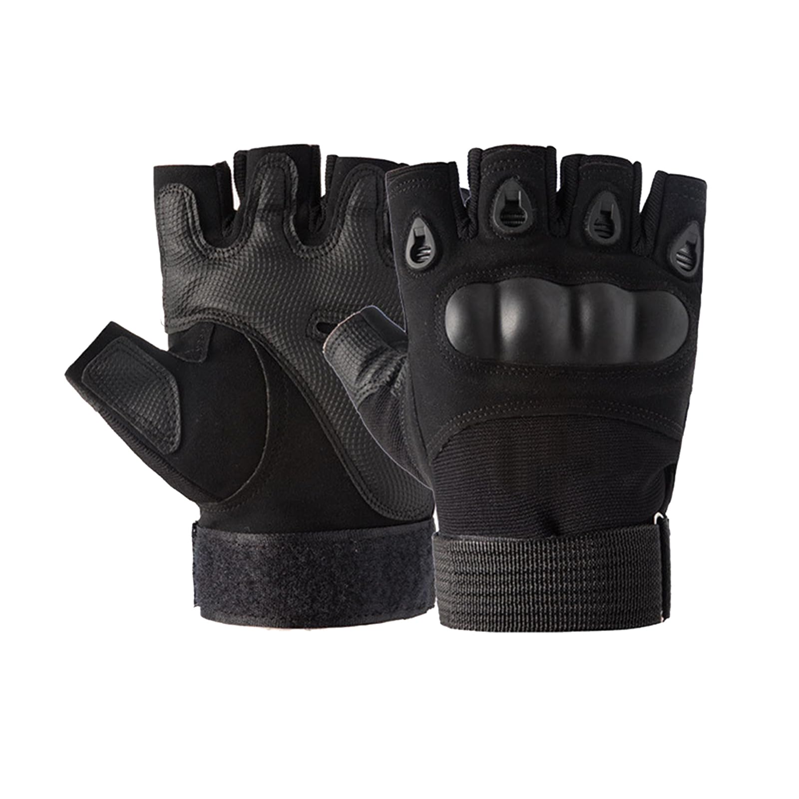 Guantes Tácticos Militares sin Dedos Antideslizantes Transpirables para Moto