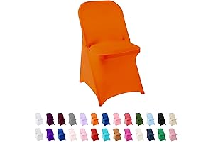 Upgraded Orange Chair Covers