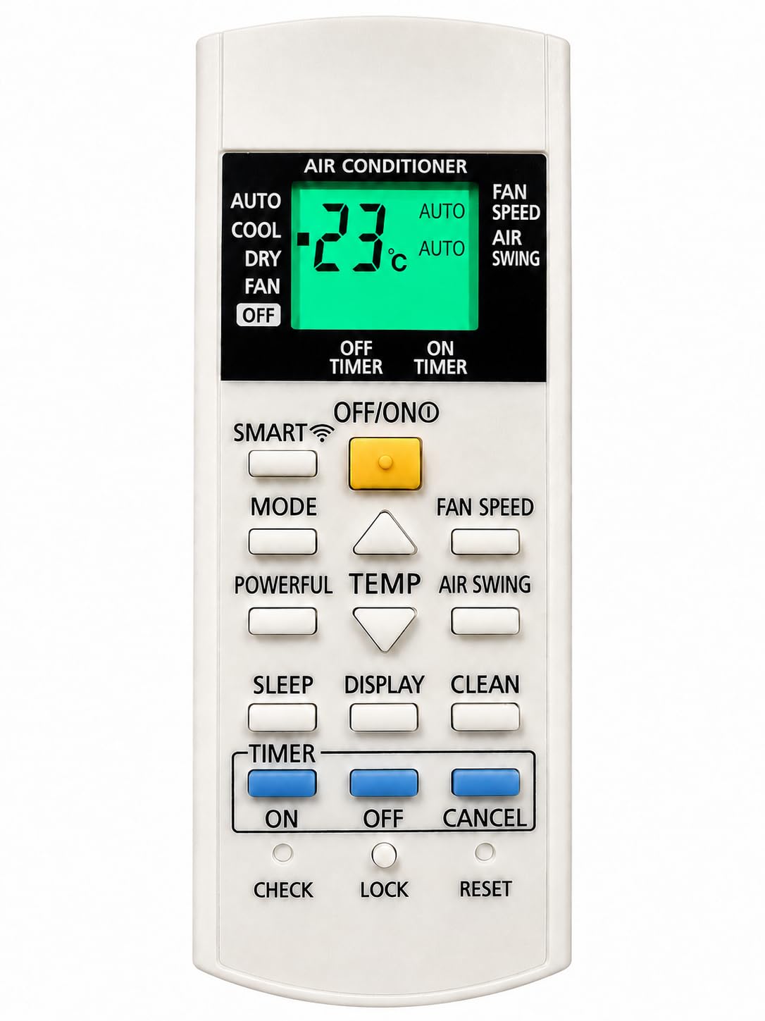 Upix Compatible for Panasonic AC Remote No. 29G | with Backlight | Exact Match Required