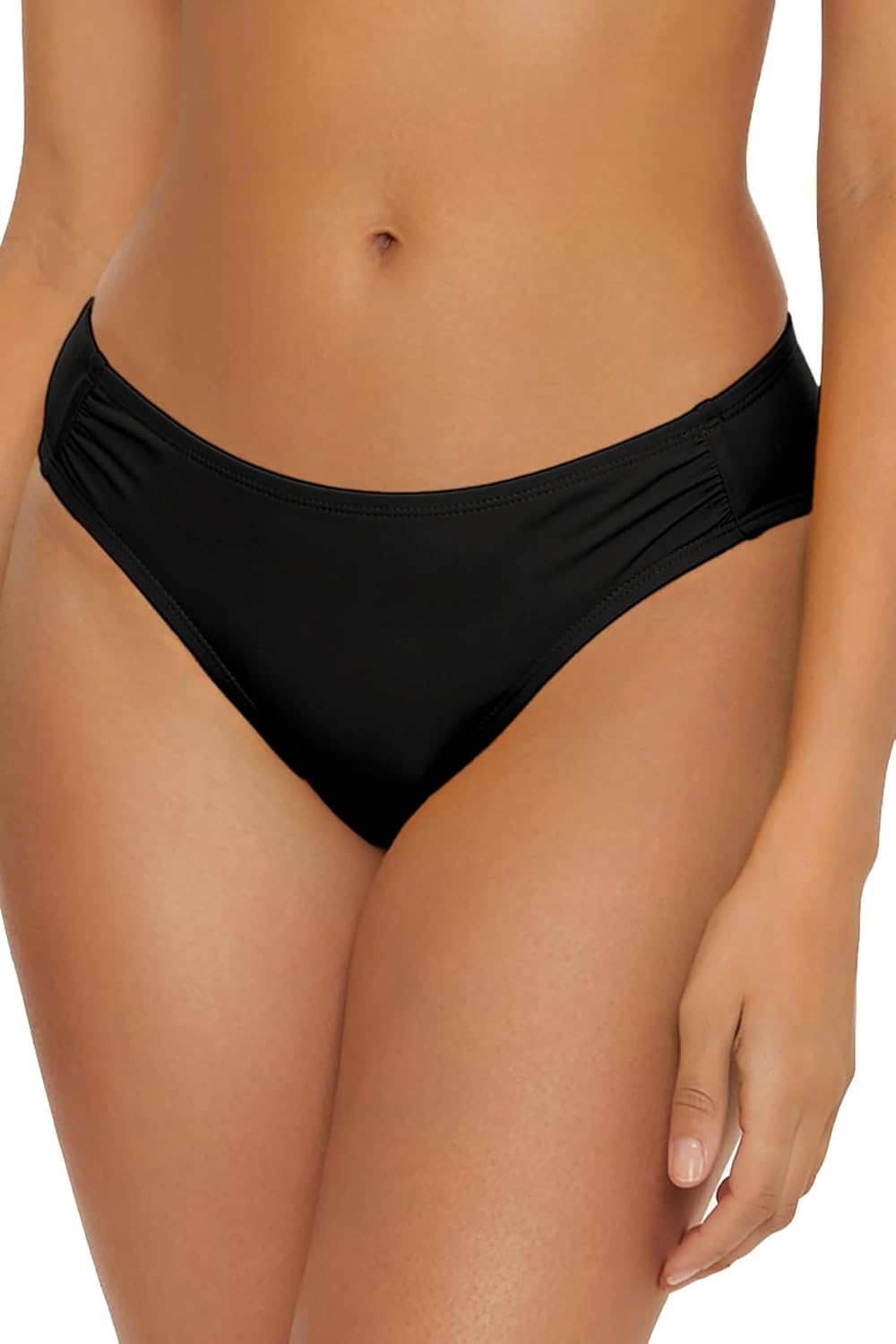 BCA by Rebecca Virtue Liana - Women's Side Shirred Bikini Bottom, Sexy Swimwear Separates for Women