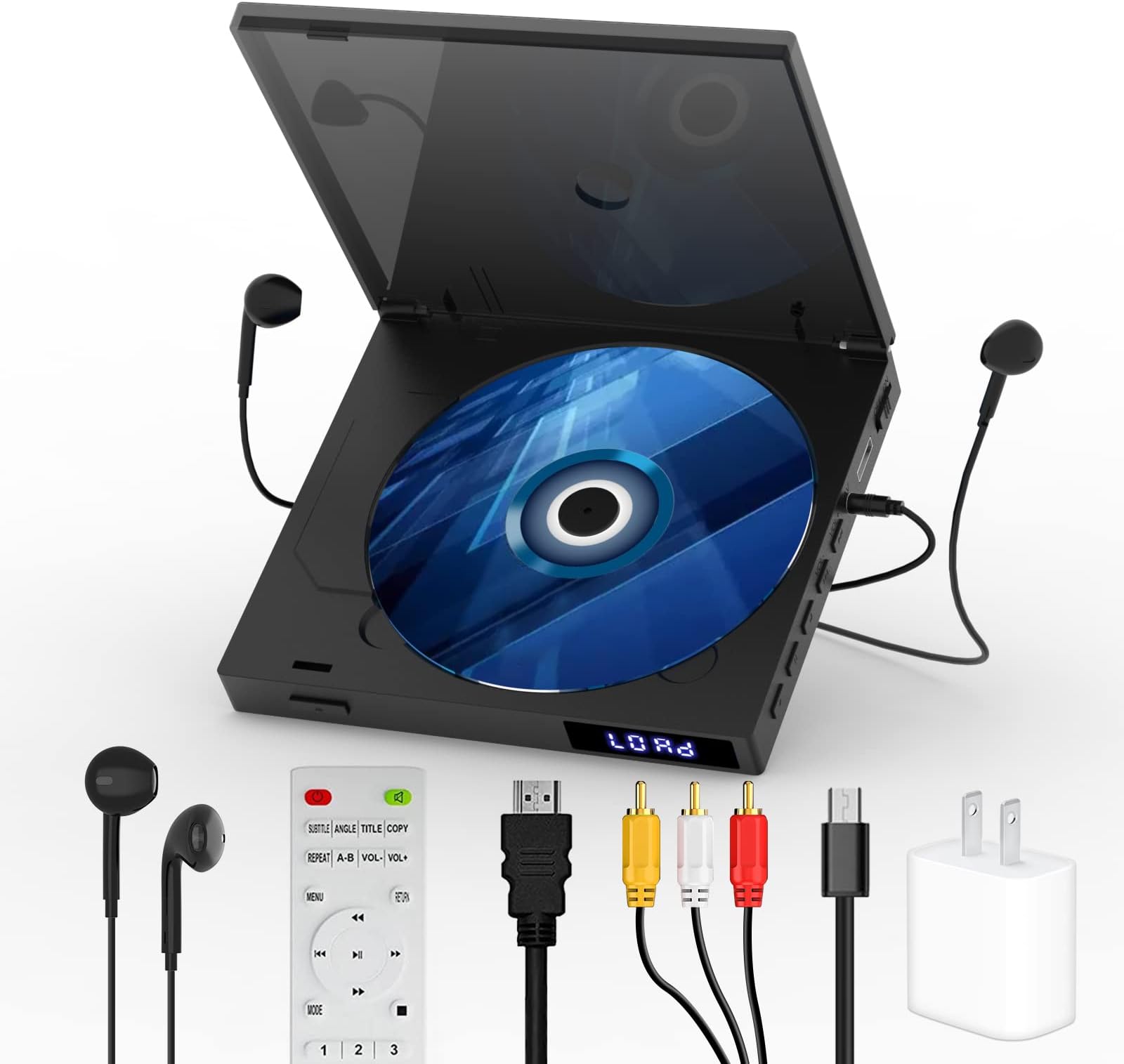 HDMI DVD Player for TV, All Region Free DVD Player, SUpport NTSC/PAL