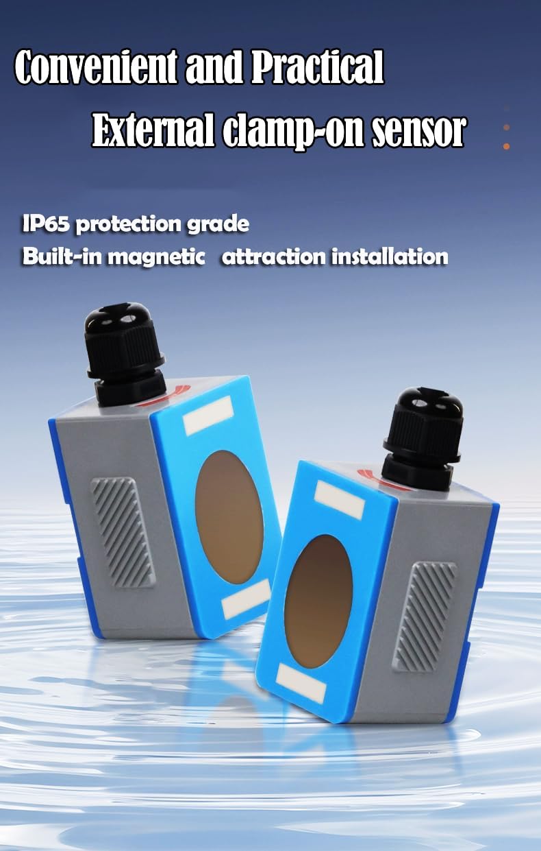 Ultrasonic Flow Meter Flowmeter DN25~100mm TS-2 Small Size Clamp-on Transducer