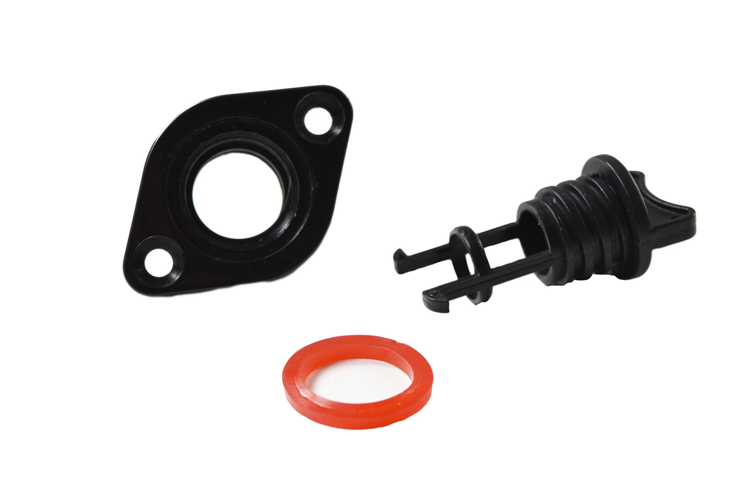 MARINE CITYBlack Nylon Water Resistant Drain Plug 3/4 Inches for Boats – Kayaks – Canoes – Inflatable Boats – Rafts (Pack of 1)