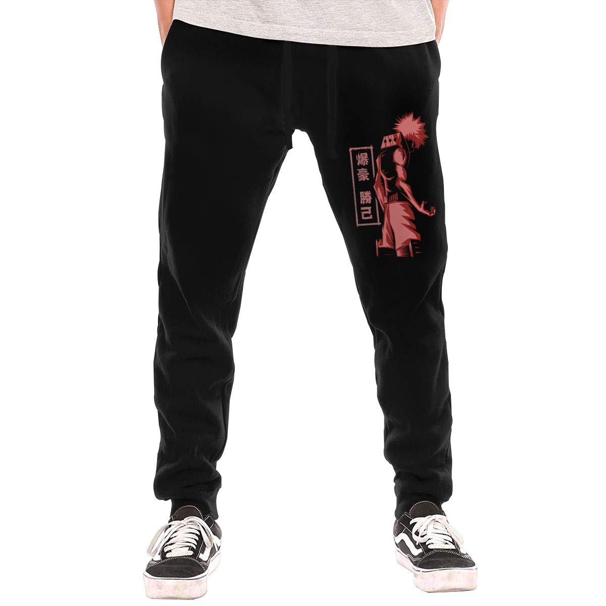 Anime My Hero Academia Katasuki Bakugou Men's Women's Unisex Sweatpants Bottom Long Pant with Pocket