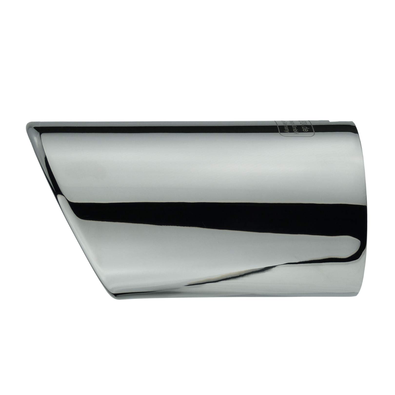 L&P A284-1 Auspuffblende Endrohrblende Chrom Edelstahl spiegel poliert Plug&Play Endrohrblenden Auspuffblenden Auspuff Blende für 65mm Endrohre
