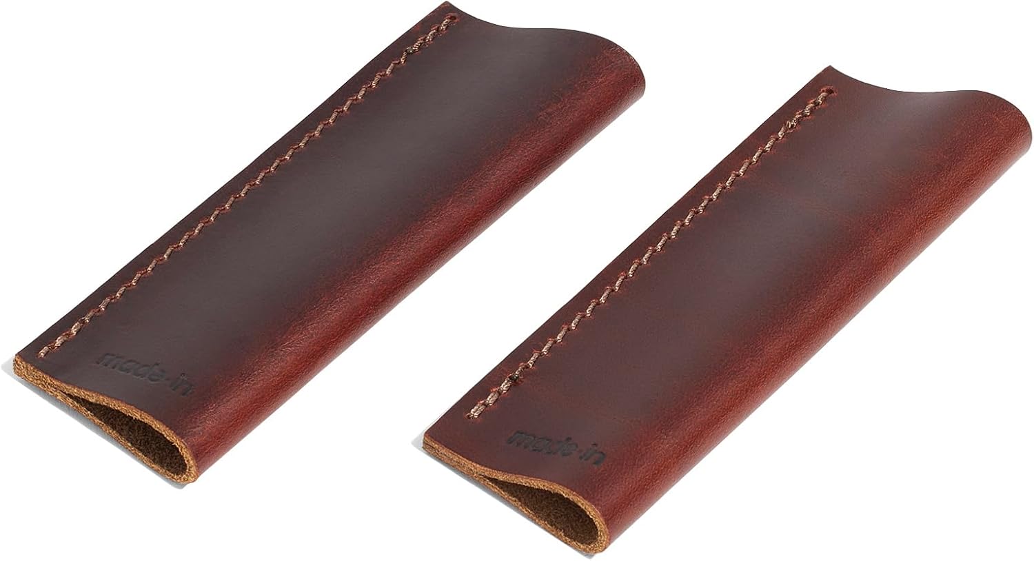Made In Cookware | Leather Handle Covers | Set of 2 | Custom Fit to The Carbon Steel Griddle and Grill Press
