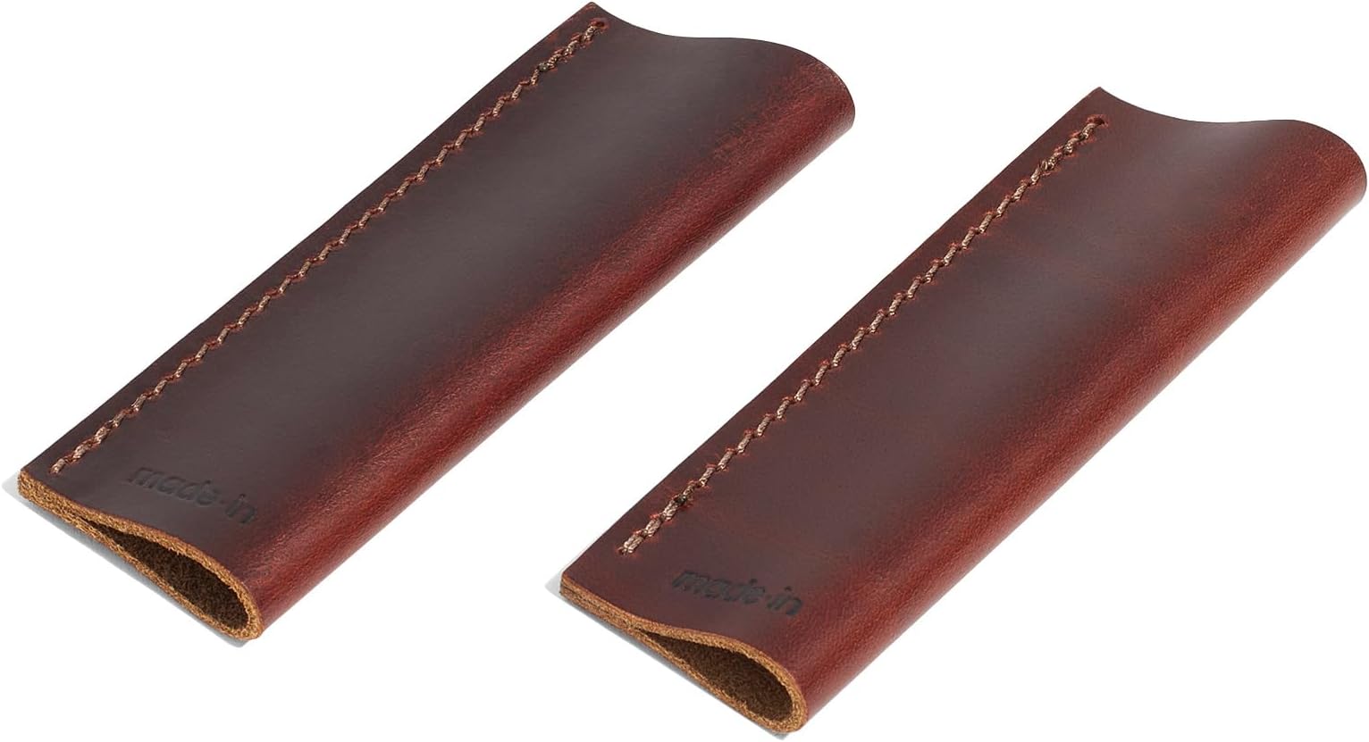 Cookware - Leather Handle Covers - Set of 2 - Custom fit to The Carbon Steel Griddle and Grill Press