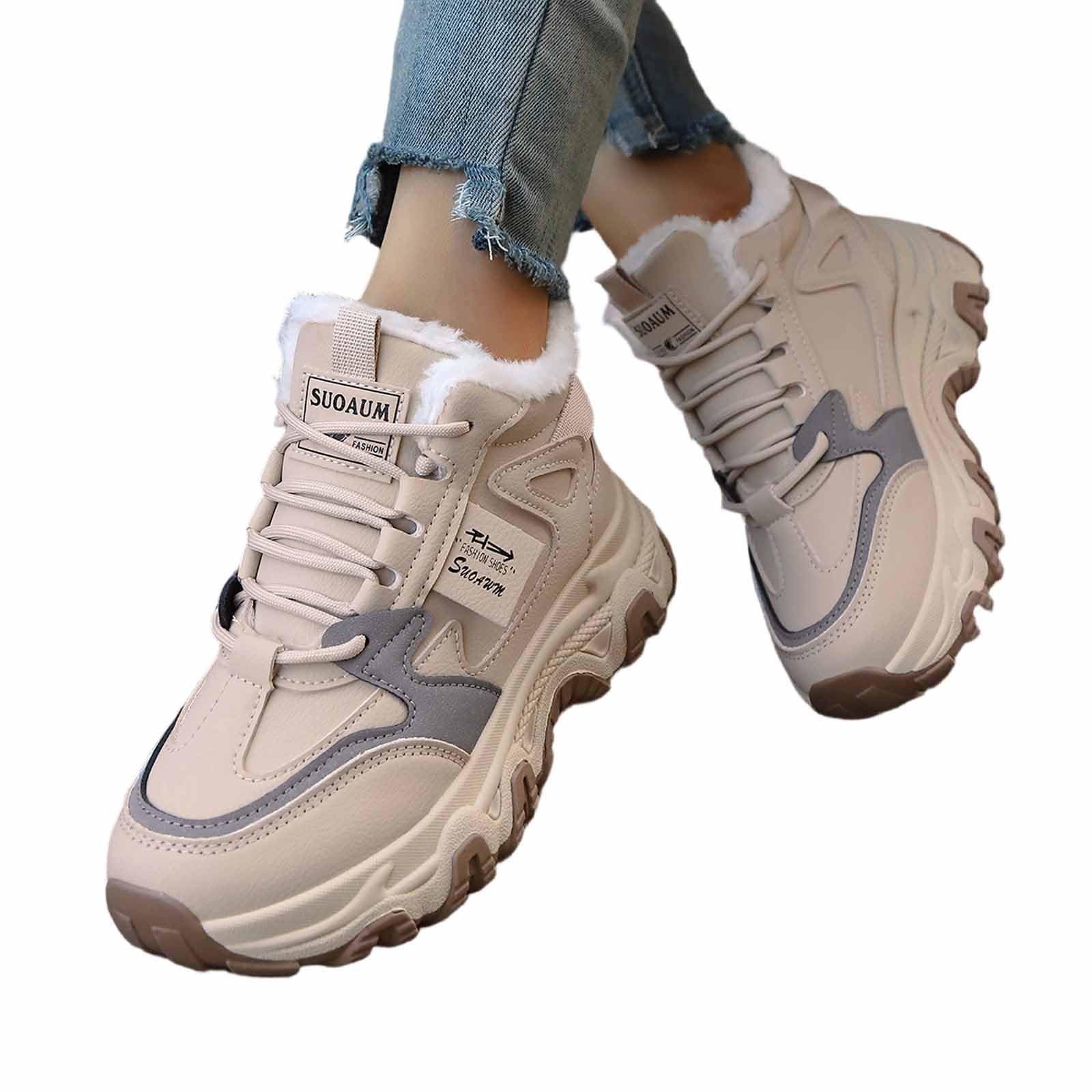 Générique Botte Femme Bottines Hiver Bottes Neige Echarpe Triangle Chaussure Ski Femmes Chaussures Pieds Larges Mollets Fins De Fourrées Après Homme Boots Écharpe Polaire Bottine Grande Imperméable