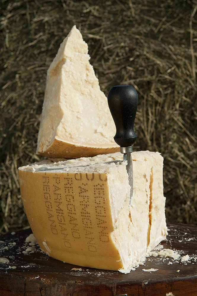 Parmigiano Reggiano AOP "Saliceto" DE COLLINE, fait de 24 mois, Kg.1 Boîte-cadeau