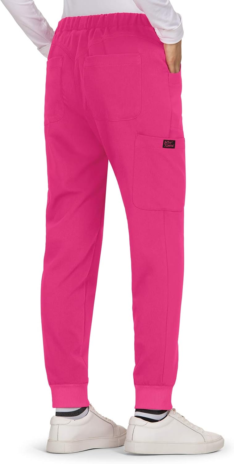 KOI Betsey Johnson Aster Women's 6-Pocket Jogger Scrub Pants