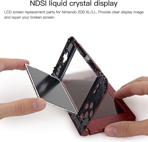 Miniatura 4 de Nueva pantalla LCD superior superior inferior reemplazo para Nintendo 2DS XL/LL 2017 con herramienta de apertura