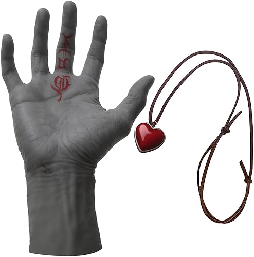 Miniatura 1 de nezababycos Berserk - Figura de estatua de Dios de la mano de Dios, adorno de mano de diablo con collar Behelit, accesorios de decoración de