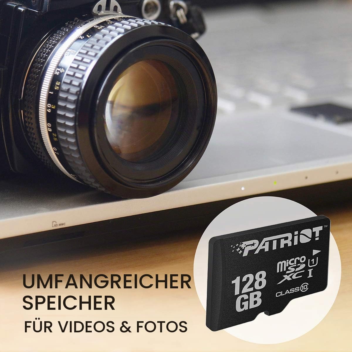 LX Series Micro SD Flash Speicherkarte 128GB - Packung mit 5 Stück
