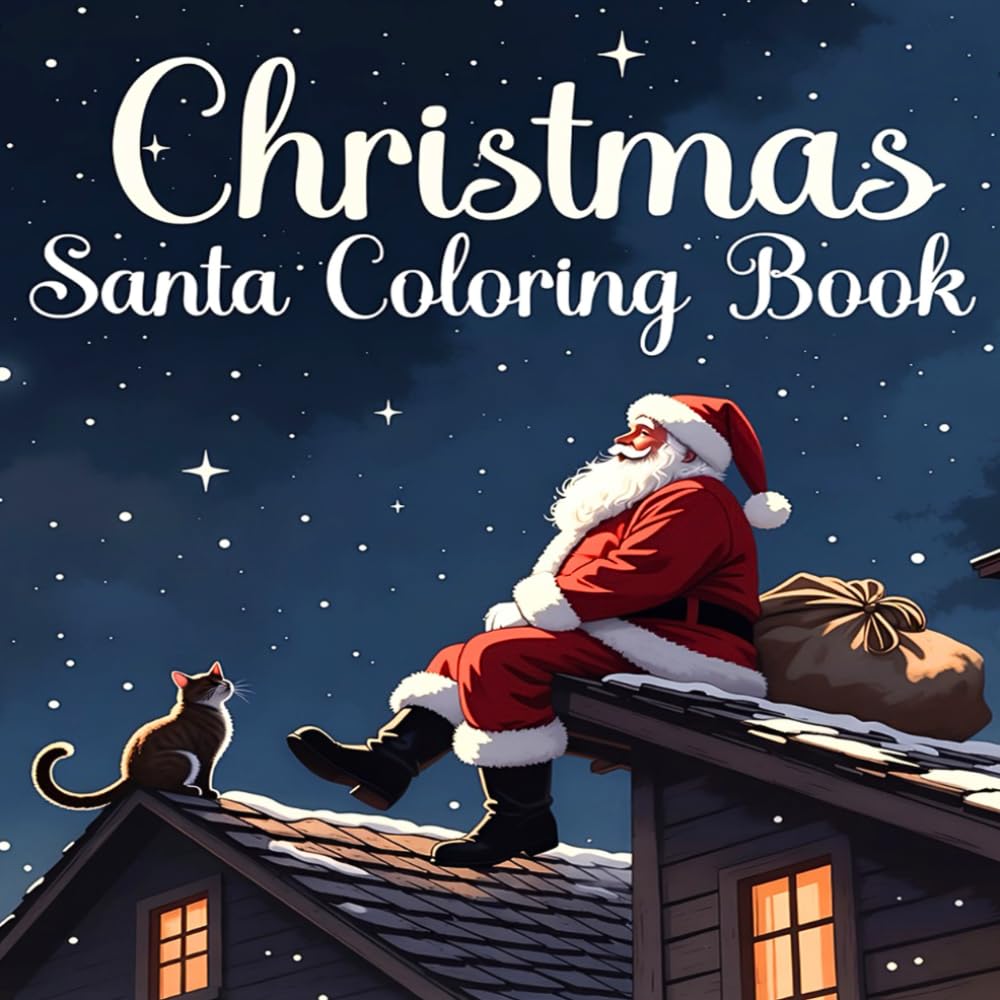 Santa’s Winter Wonderland Adventures: A Magical Kids’ Christmas Coloring Book