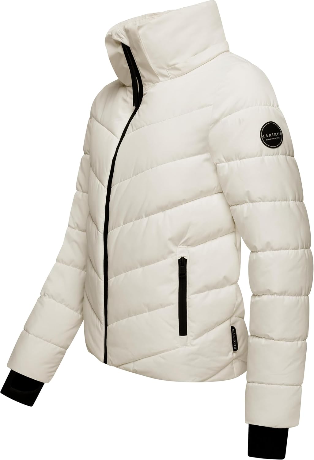 Marikoo Women's Winter Jacket with Hood - Weather-Resistant - Quilted Puffer Coat - Samuiaa XVI XS-3XL - Image 8