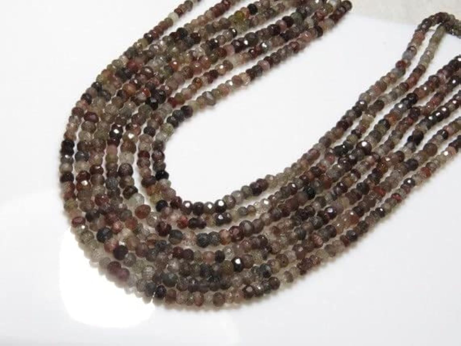 Andalousite perles 3.5mm rondelles micro-facettées pour réparer et sublimer vos bijoux