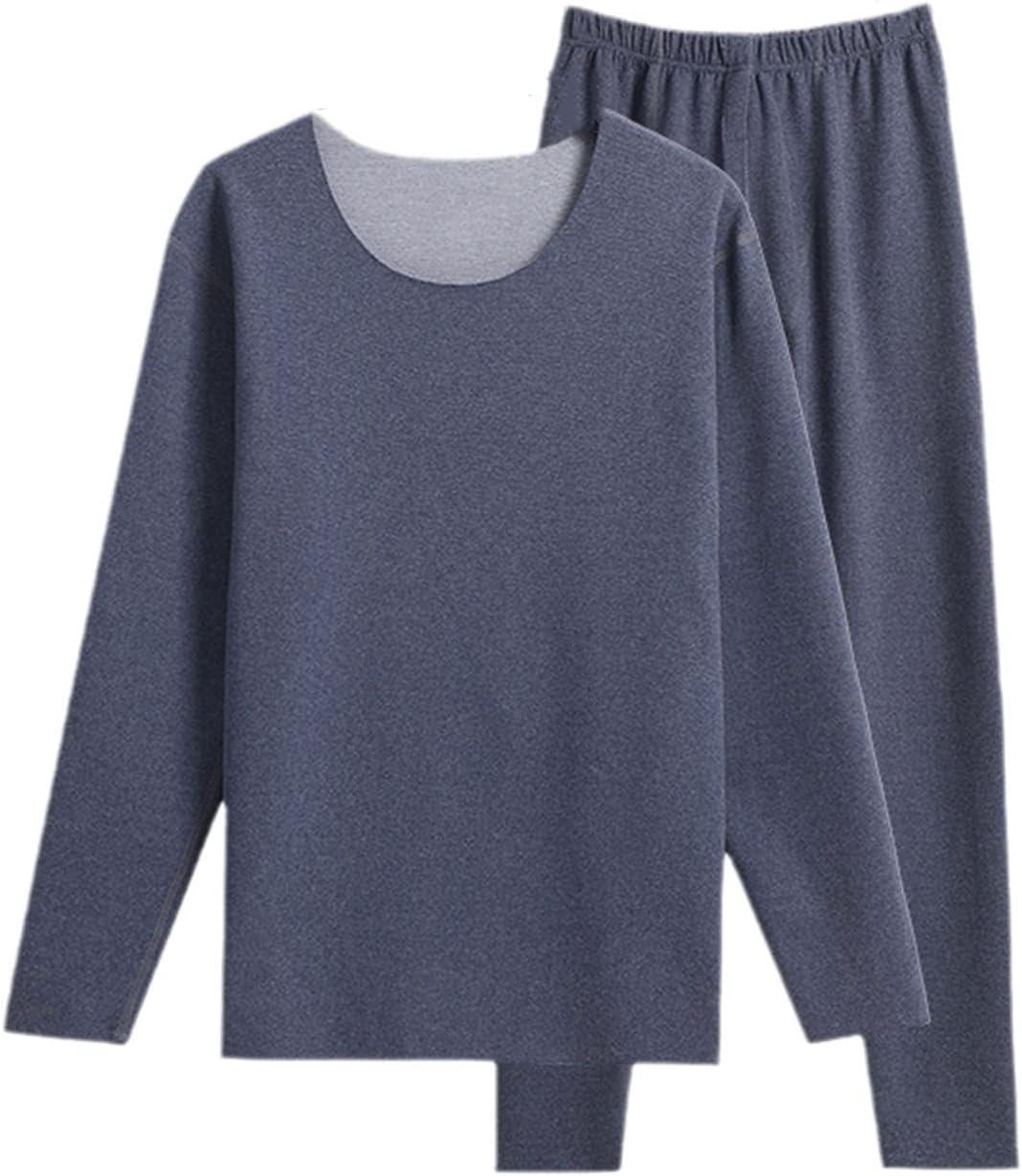 Men Thermal Underwear Large Waist Couple Winter Warm Clothes Set