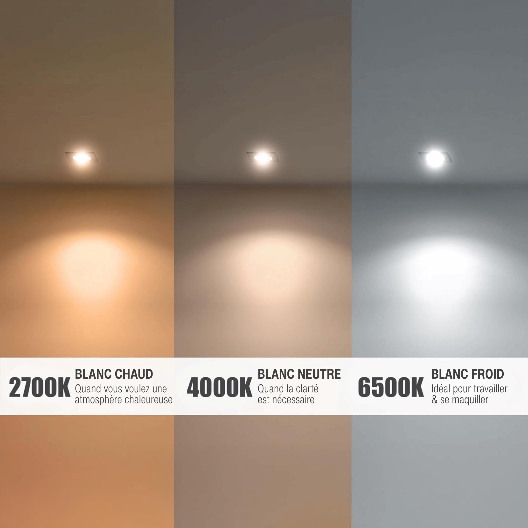 linovum SSC-LUXon LumiFLEX GU10 6W dimmable - lot de 10 ampoules led | Se remplace en un geste, sans outil ni application, pour un confort lumineux immédiat et des économies d'énergie durables.