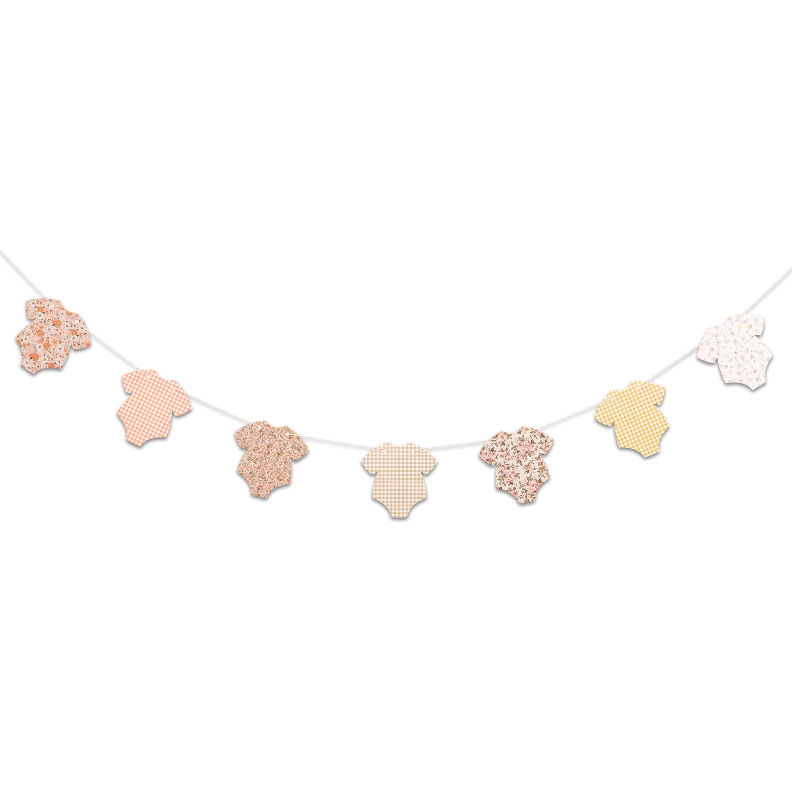 Amazon.com: ZAIBIANHAO Wildflower Baby Clothes Banner - Baby In