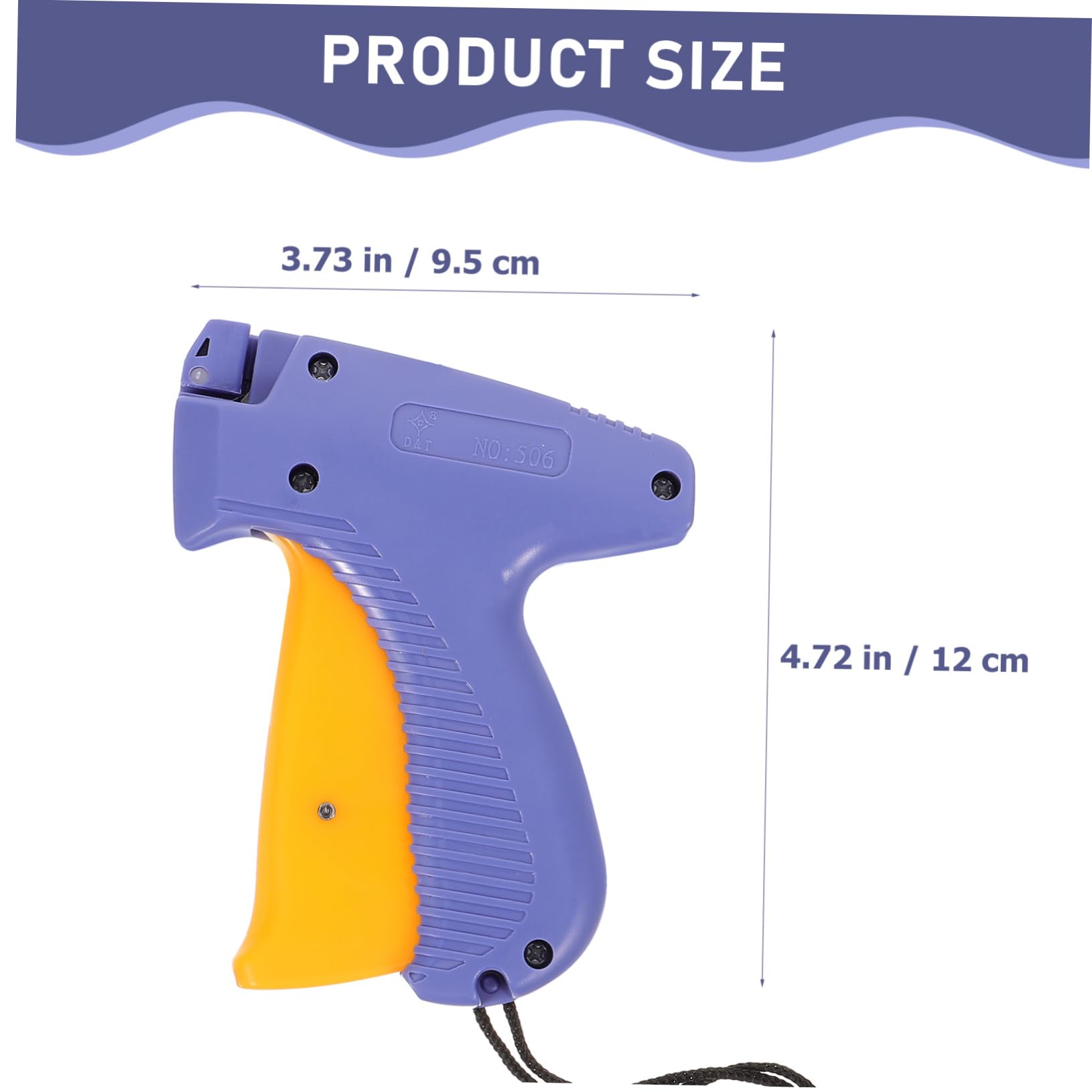 HOMSFOU Easy-use Glue Needle for Tagging Clothing Tagger 2 Needles Label Attacher for Retail