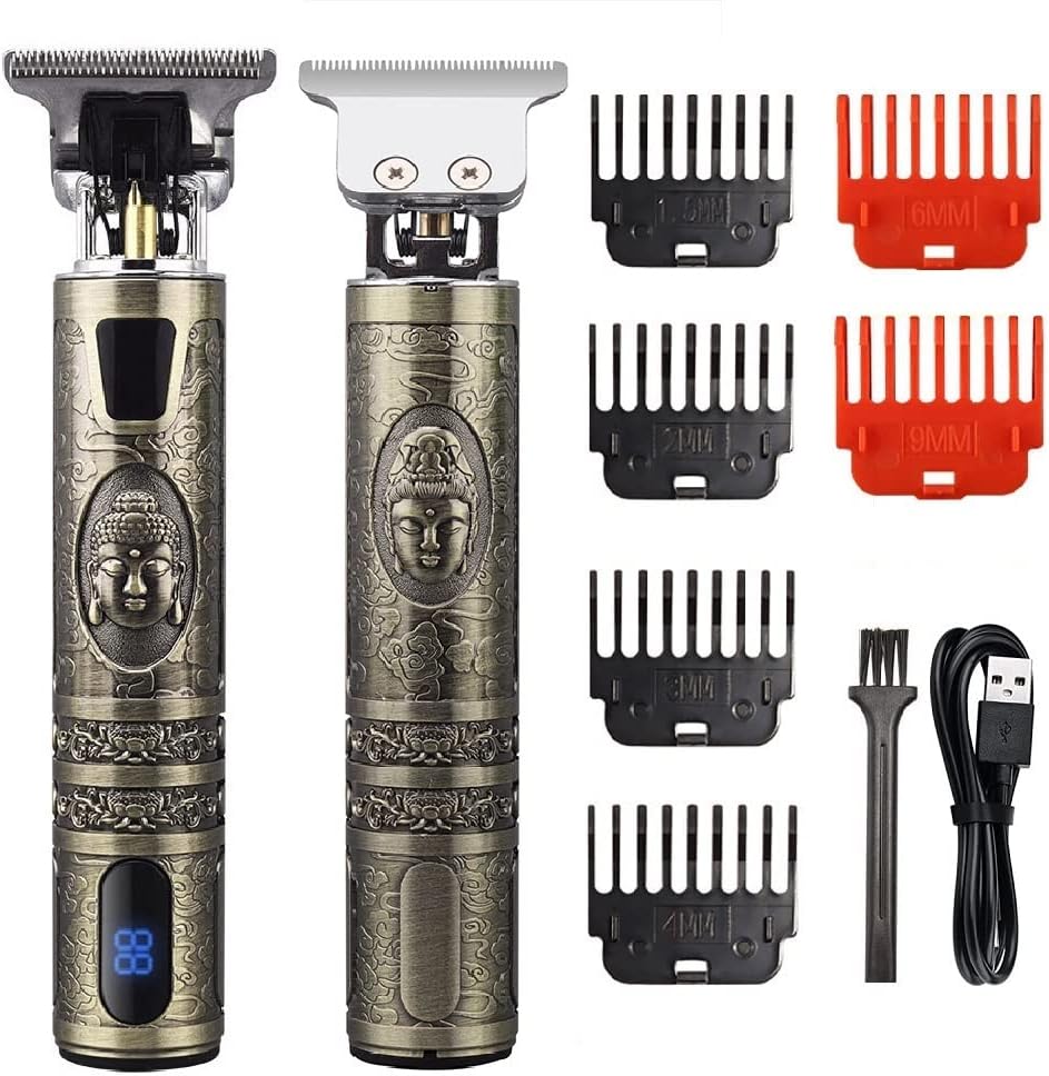 Professional Hair Finishing Trimmer, with 6 Comb Beard Trimmer, Men's ...