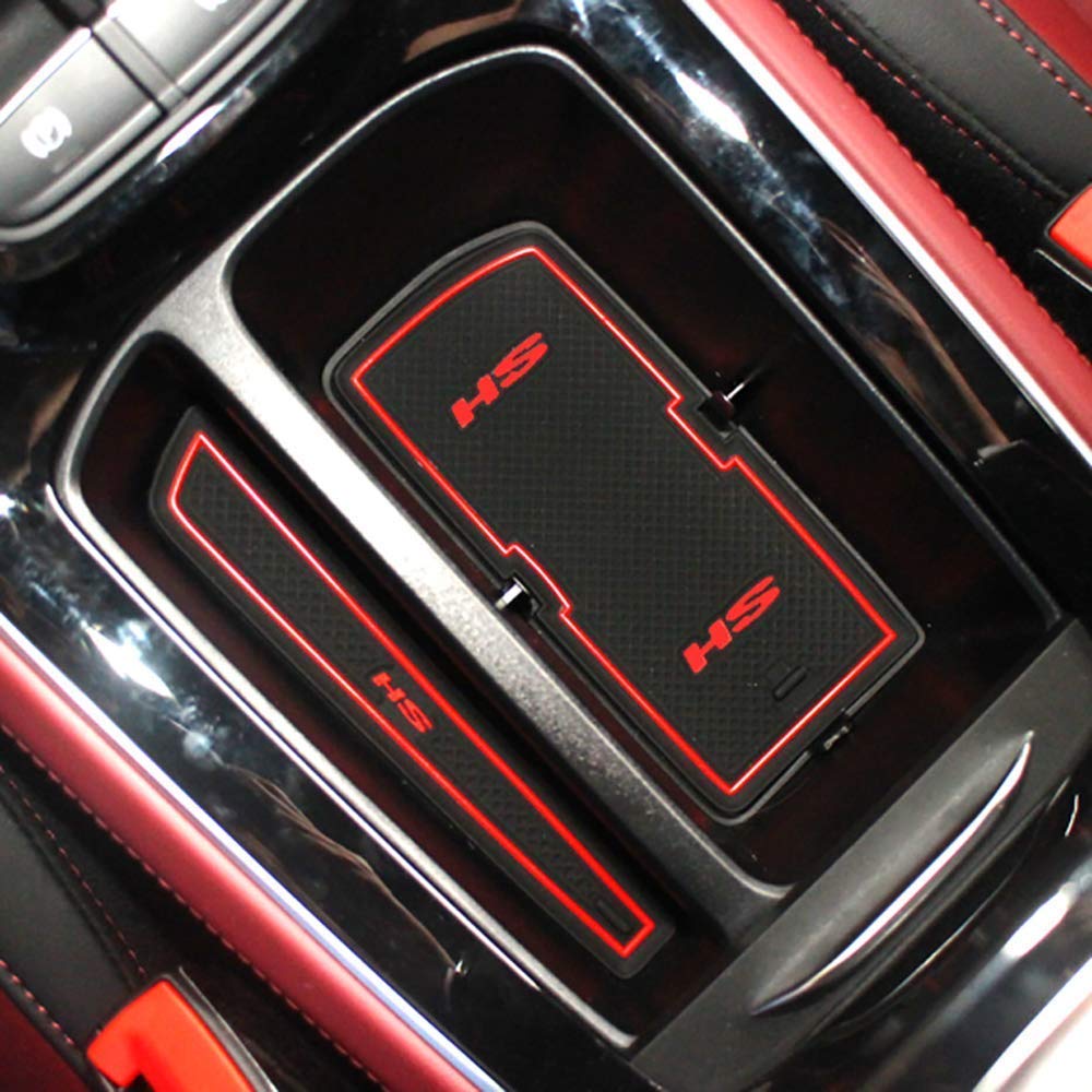 YANXS Car Door Slot Pad For MG HS, Interior Door Dust-Proof Non